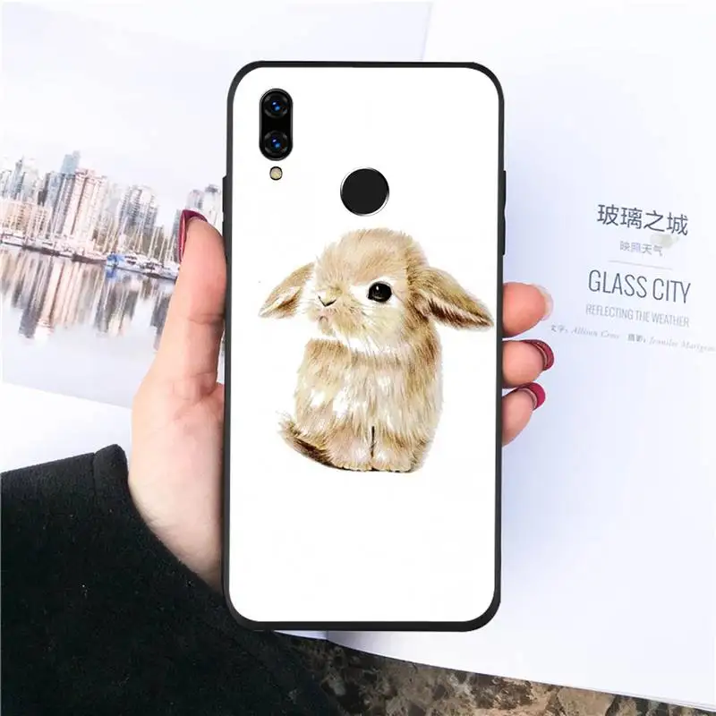 

Cute rabbit Phone Case For Huawei Honor view 7a5.45inch 7c5.7inch 8x 8a 8c 9 9x 10 20 10i 20i lite pro