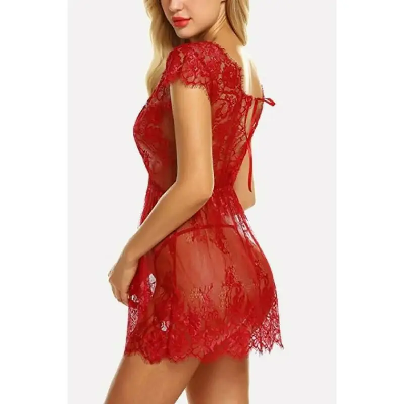 Сексуальное женское нижнее белье с глубоким v образным вырезом кружевное