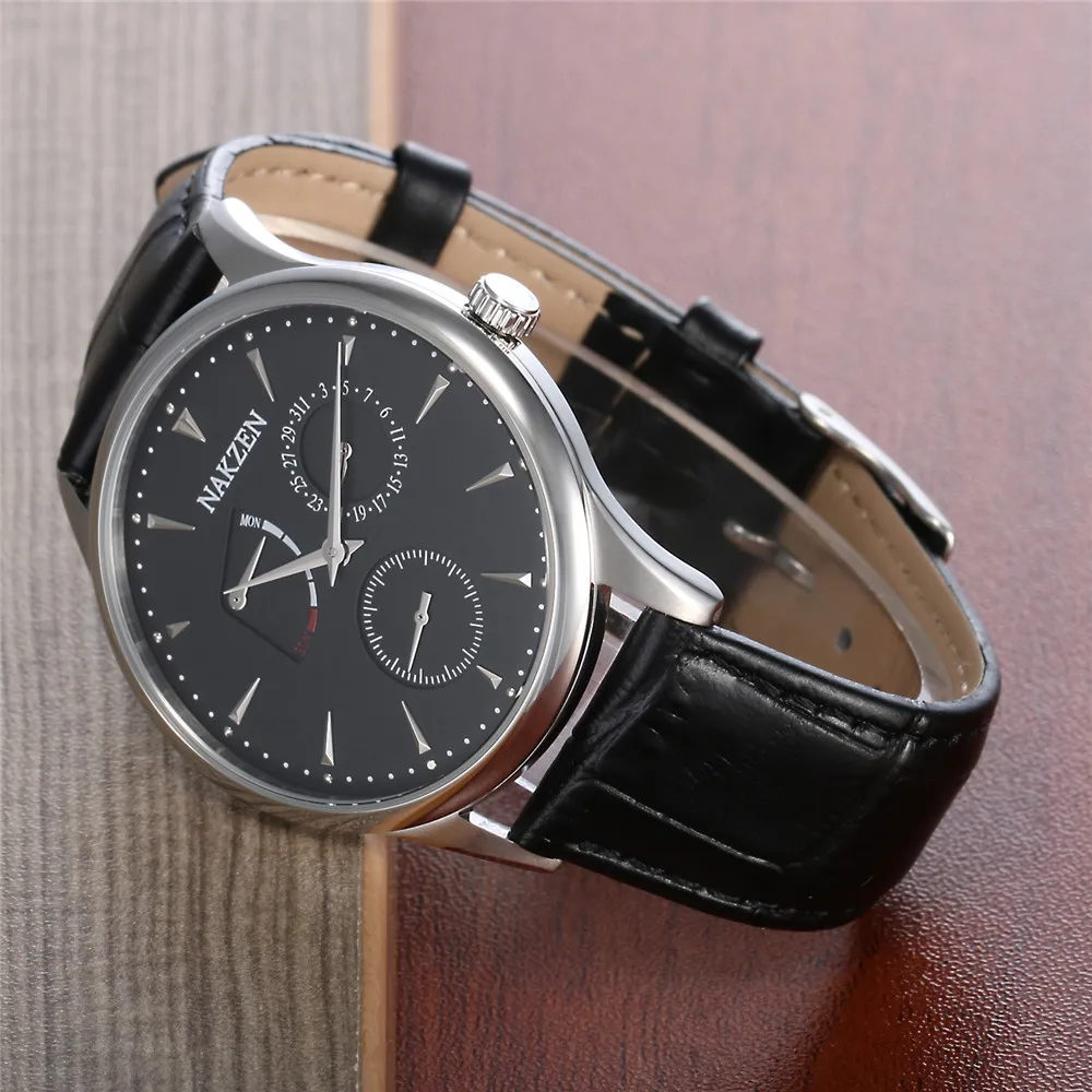 Роскошные Брендовые мужские часы ультра тонкие часы из нержавеющей стали Мужские кварцевые спортивные часы мужские NAKZEN повседневные наручные часы relogio masculino