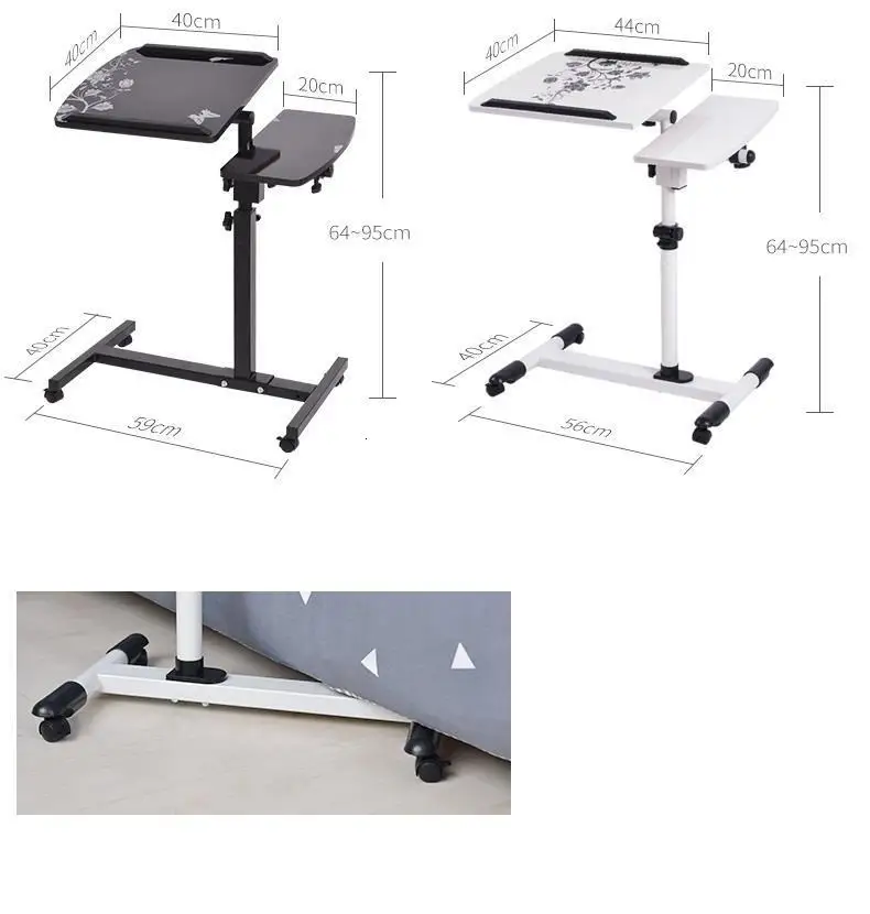 Портативная подставка для ноутбука Dobravel Portatil Escritorio Tafel, Офисная маленькая Регулируемая прикроватная подставка для ноутбука, компьютерный стол