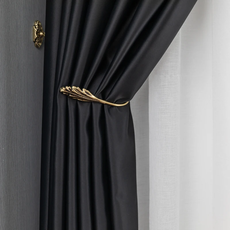 

Блэкаут шторы lingxuan черные