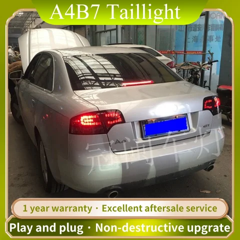 Задние фонари для Audi A4 B7 2005-2008, светодиодные задние фонари, задние фонари для багажника Audi A4 B7, задние фонари
