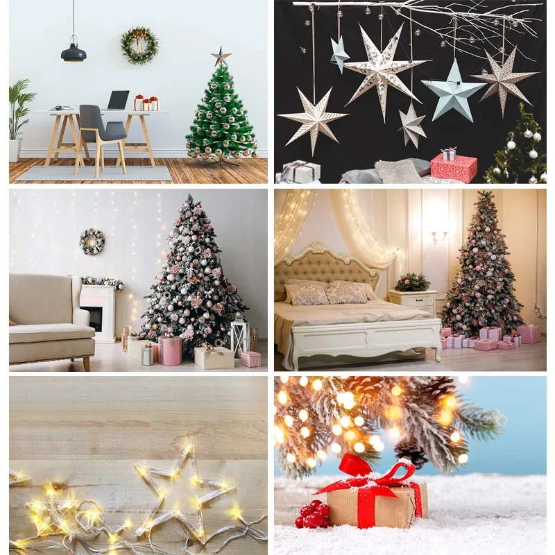 

Vinyl Custom Photography Backdrops Christmas day Theme Photography Background 91106DJ-08