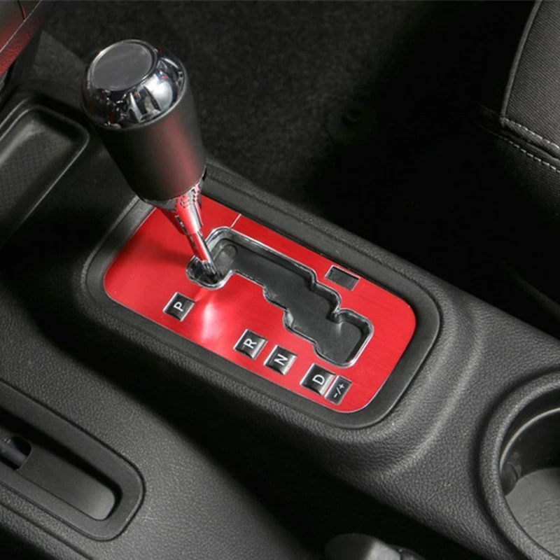 Накладка на рамку коробки передач для Jeep Wrangler 2012 2018 внутренние аксессуары защита