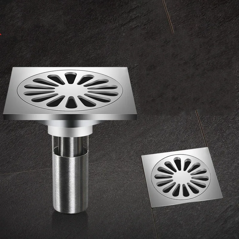 Напольный слив для пола дезодорант медный туалет душевая кабина ванной комнаты