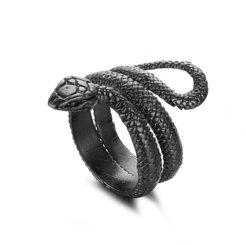 

1 Piece of European Neo-gothic Retro Punk Exaggerated Snake Ring Fashion Personality Adjustable Ring Jewelry