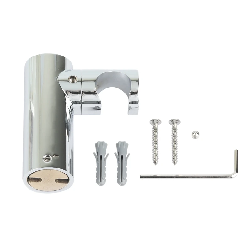 

360 Degrees Rotation Copper Household Bathroom Handheld Shower Head Round Holder Bracket Stand