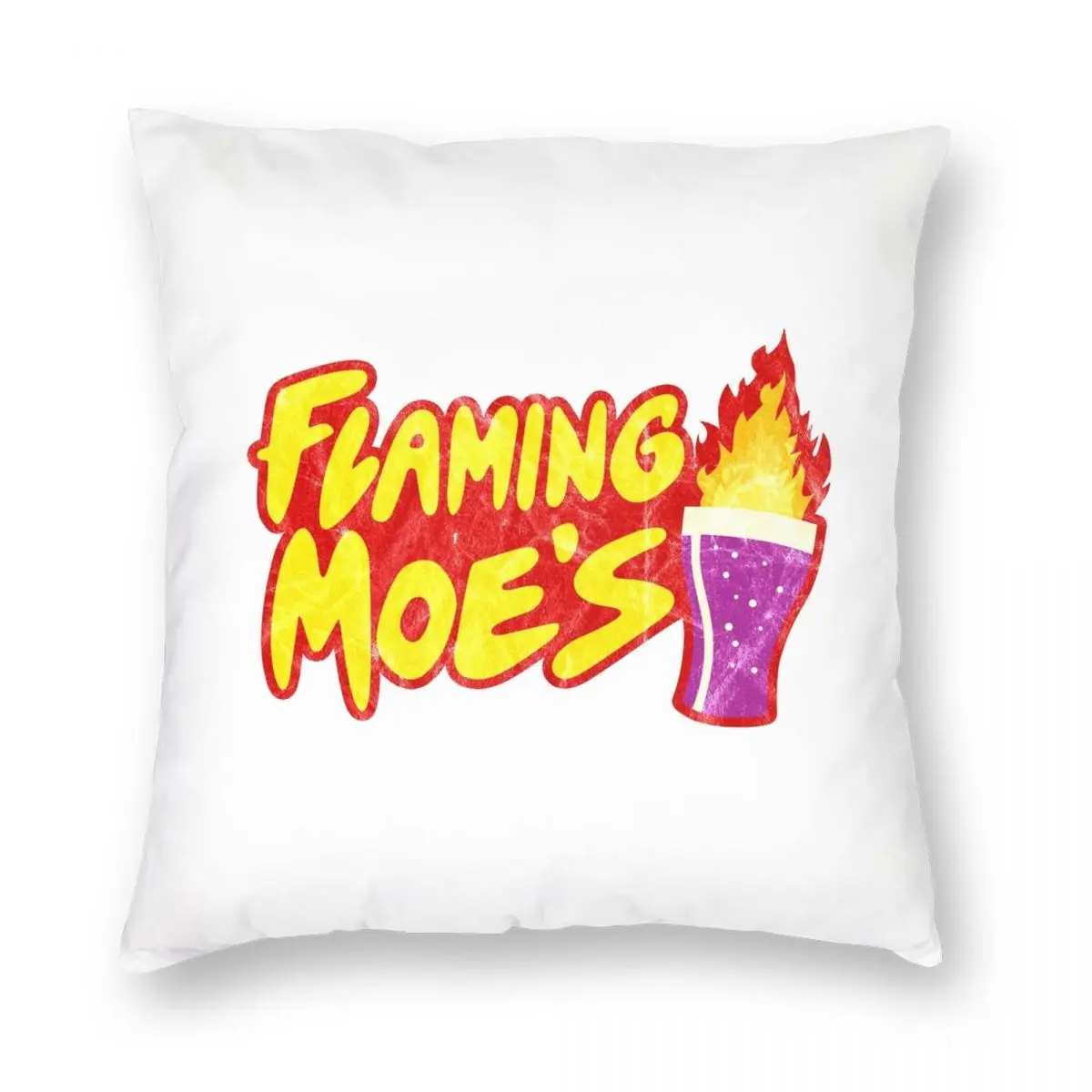 Наволочка с логотипом Flaming Moes наволочка из полиэстера и льна бархатная
