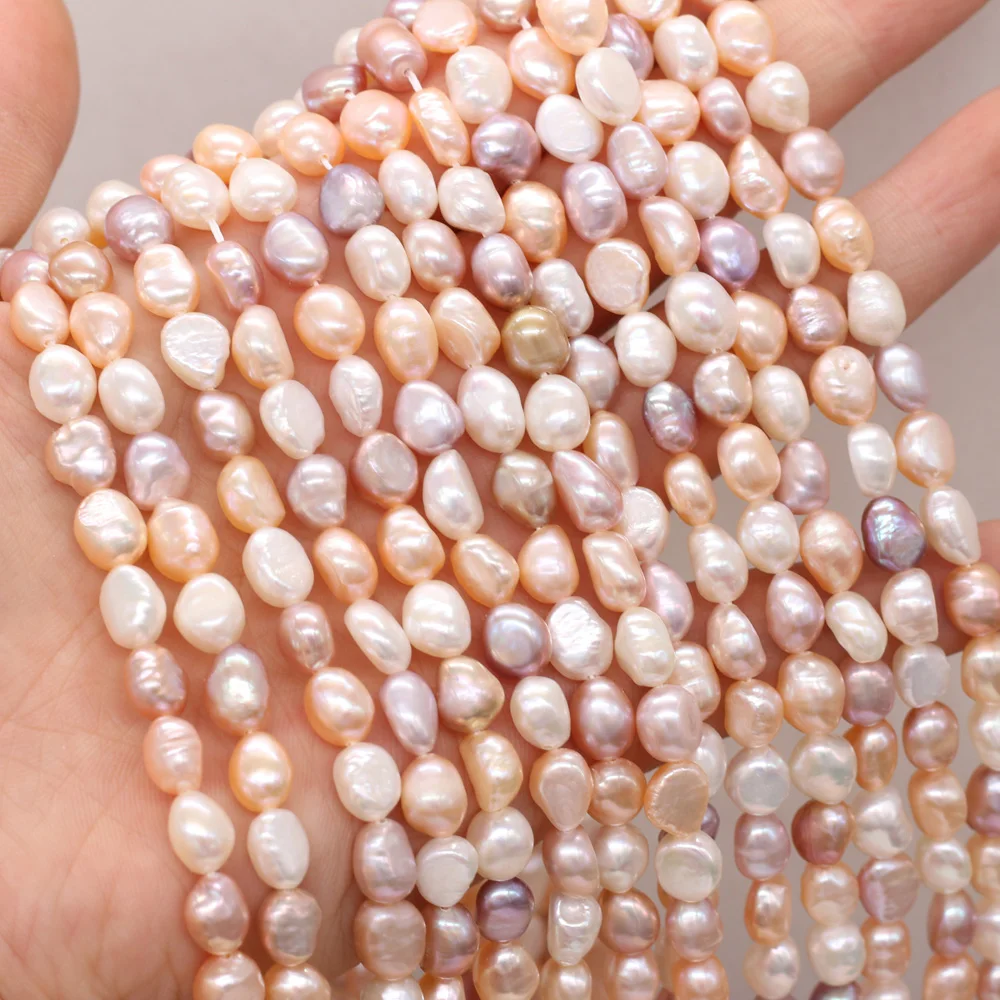 

Natural Freshwater Pear Beaded Irregular Loose Beads For Jewelry Making DIY Necklace Bracelet Earrings Accessory