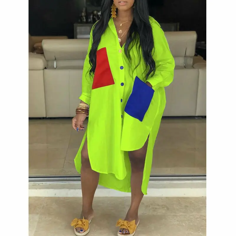 Для женщин рубашки для мальчиков с длинным рукавом отворотом на шее (рубашка