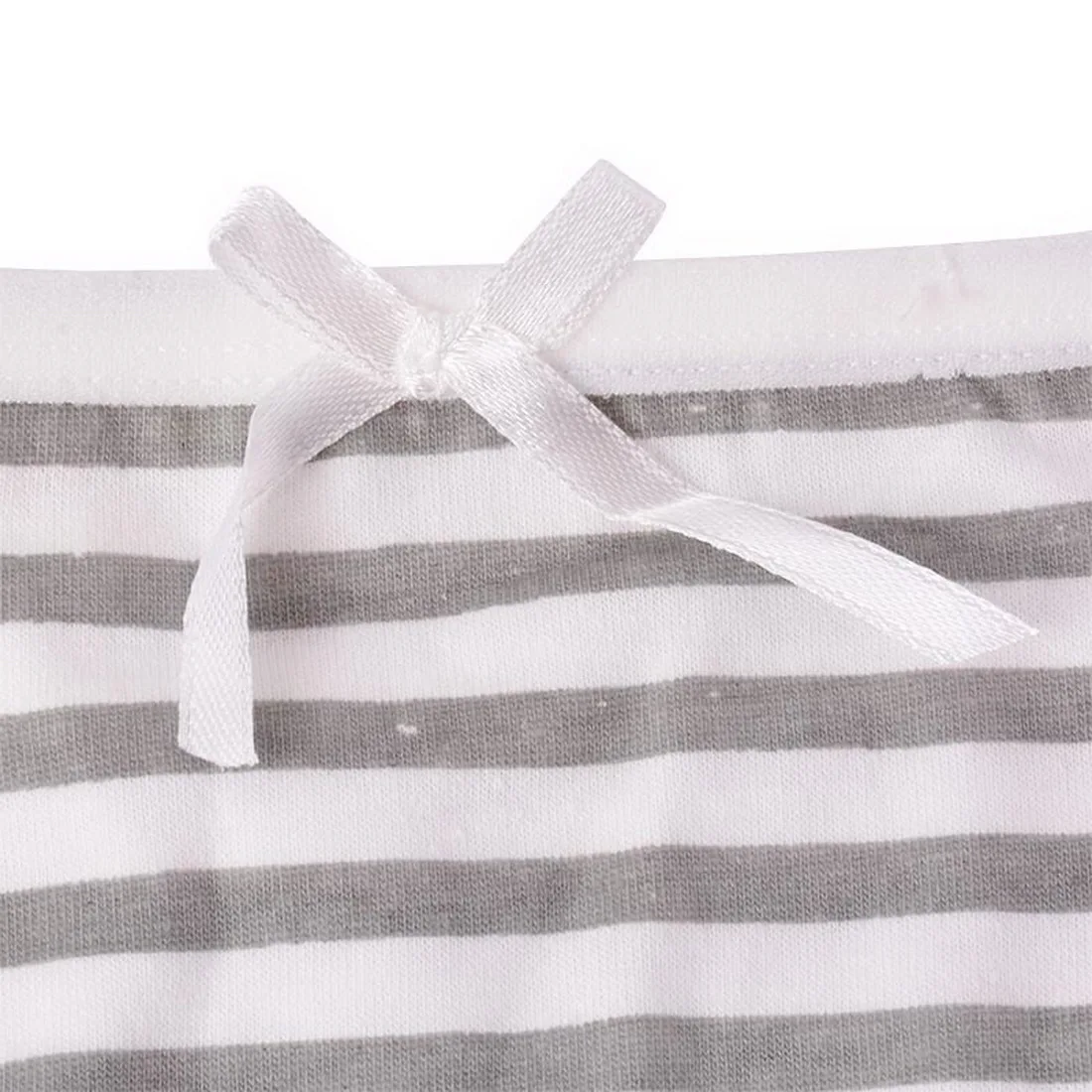 

Women Sexy Panties Stripes Low Waist High Quality Bowknot Cute bow-knot Underwear Female Cotton Soft Nightwear Panties