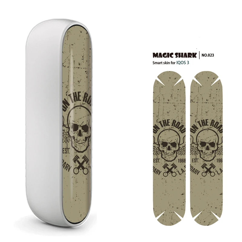 Магия акулы Новинка Череп Тигр наступает зима наклейка на мотоцикл для