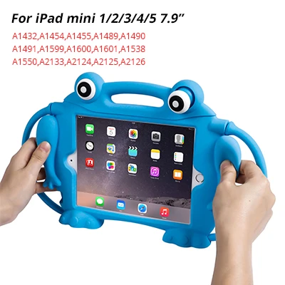 CHINFAI Детский дружественный силиконовый чехол для iPad Mini 1 2 3 4 5 7,9 противоударный безопасный Чехол для iPad Air Air2 Pro 9,7'' - Цвет: 5746BU mini 7.9
