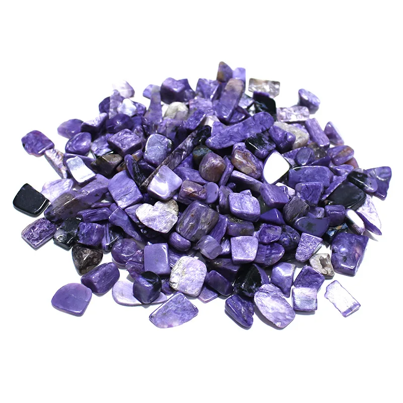 

1 Kg polished natural charoite crystal tumbled gravels stone