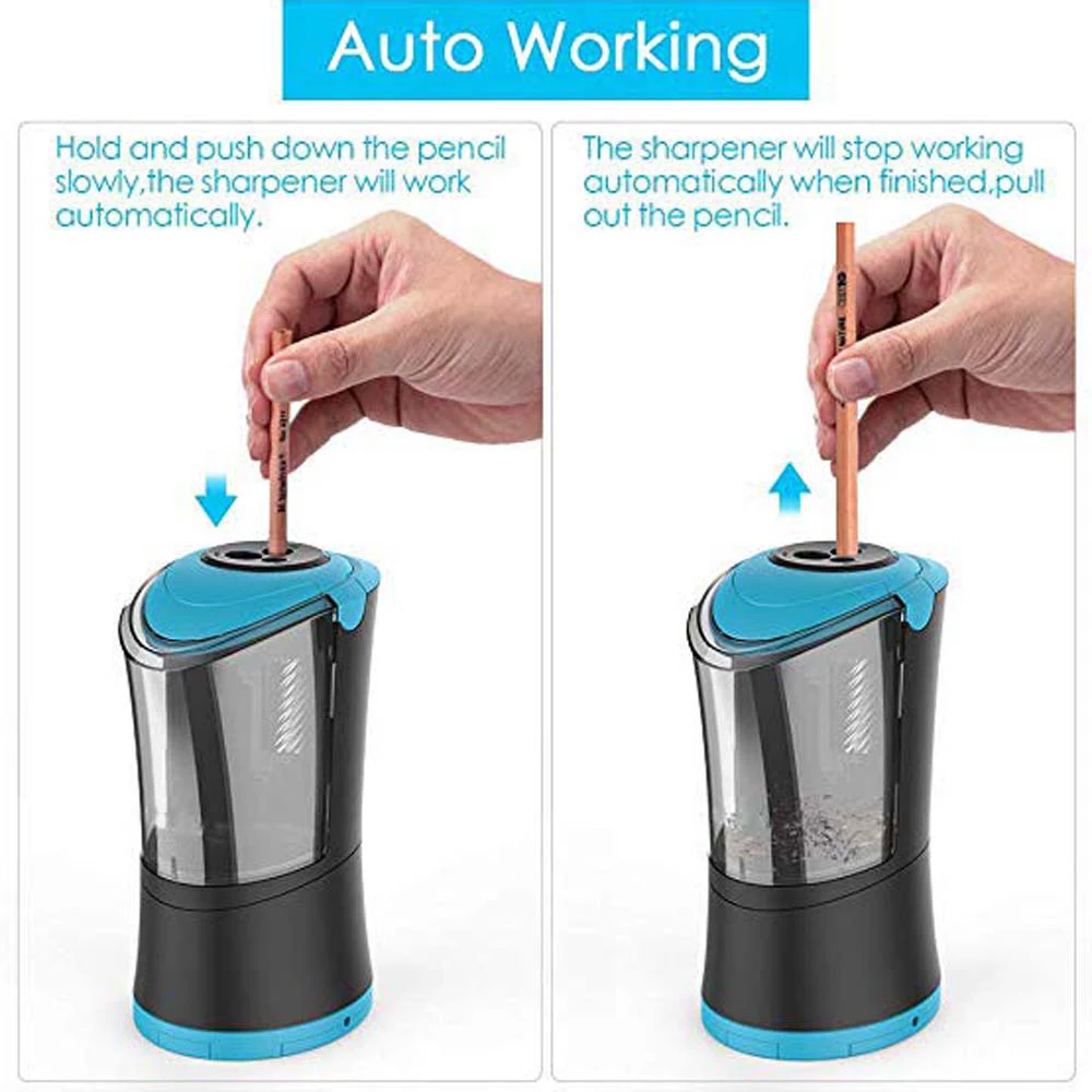 2019 Новая электрическая точилка для карандашей с прочным спиральным лезвием USB