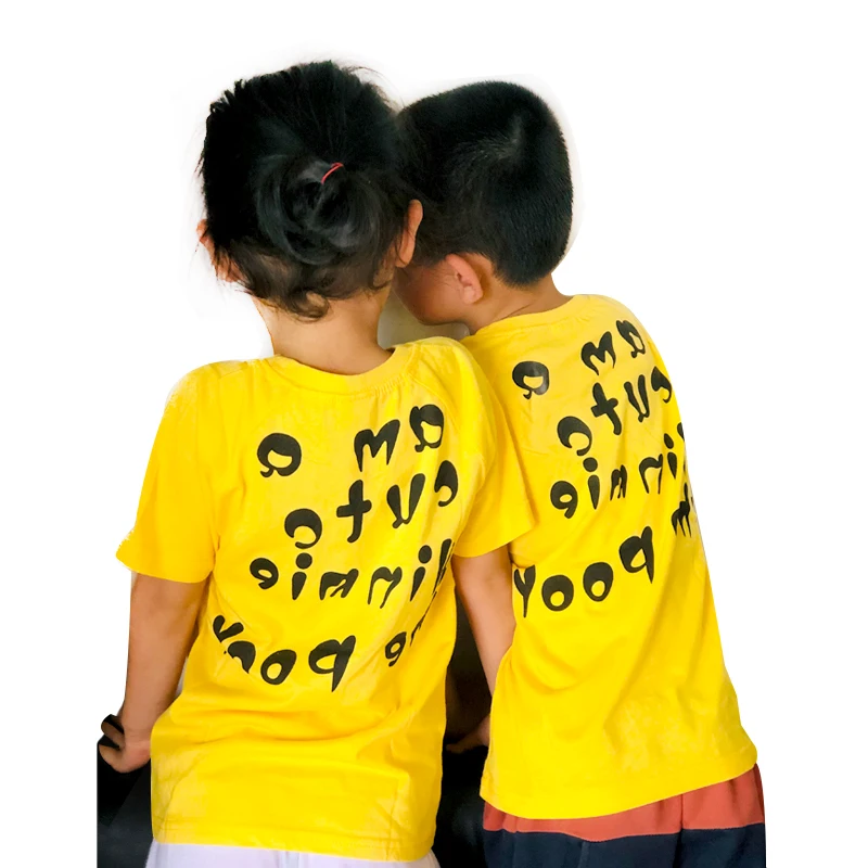 Летняя футболка для мальчиков и девочек хлопковая с короткими рукавами детская