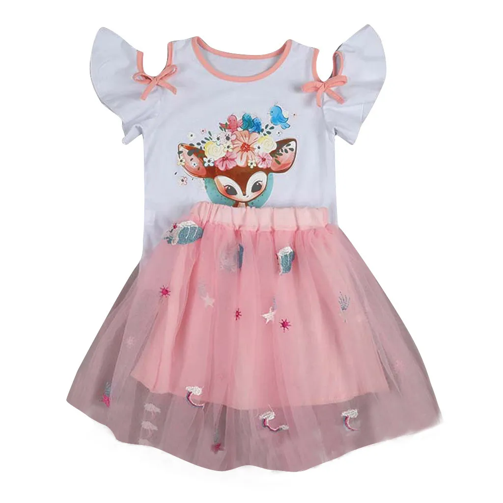 Лидер продаж милая одежда принцессы для маленьких девочек Милая Повседневная