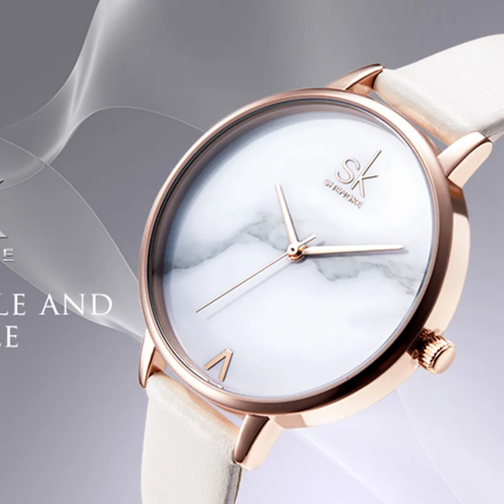 Женские Элегантные часы браслет повседневные кварцевые модные очаровательные