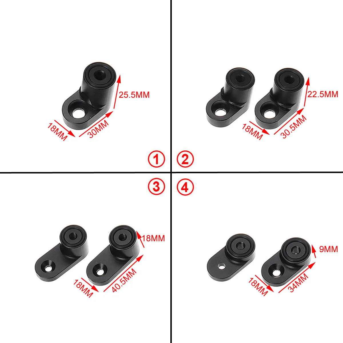 Алюминий автомобиль спойлер заднего багажника крыла Riser Лифт удлинитель