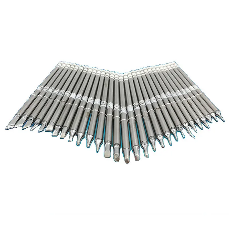 Электрический бессвинцовый паяльник T12 наконечники для модели C4 B2 BC2 BCF1 ILS JL02 D16 D24