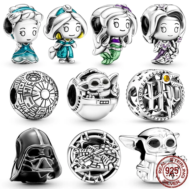 

Женский браслет-Шарм из серебра 925 пробы, с животными