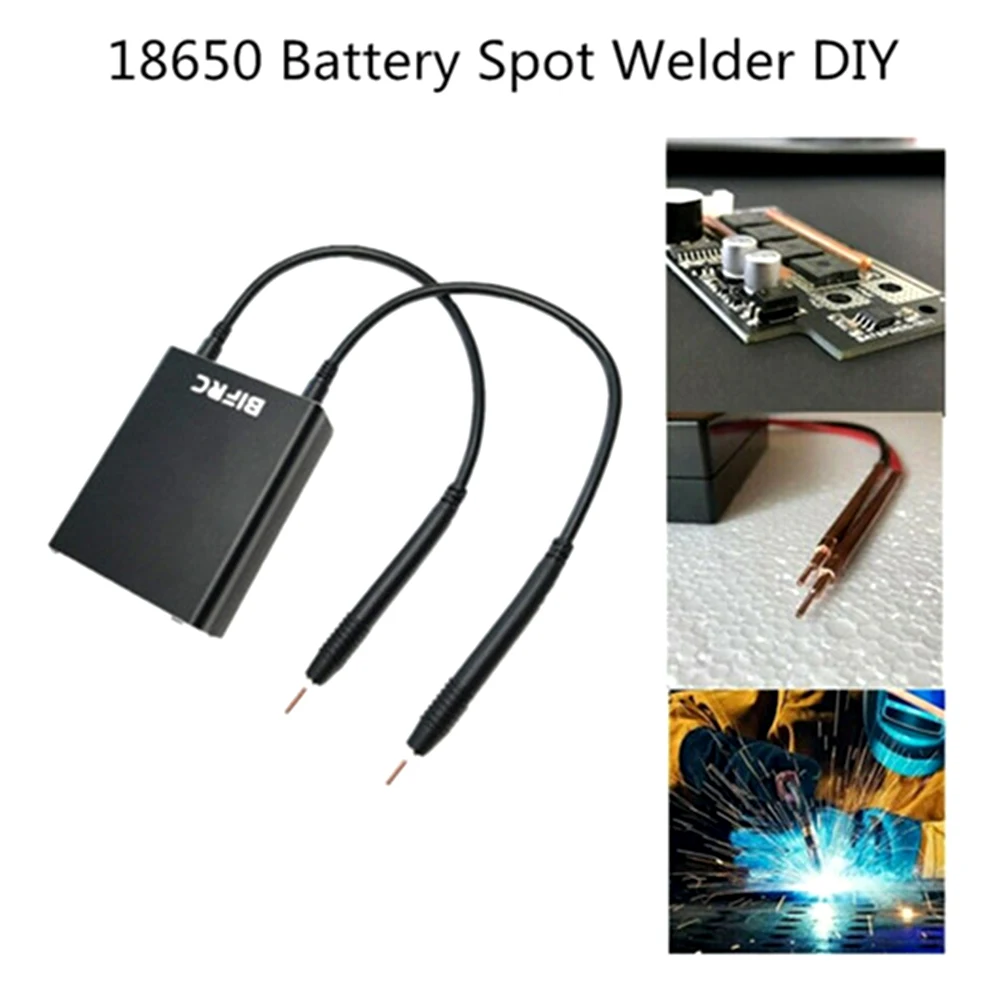 

Practical Black Metal Welding Tool With Pen Durable DIY Multifunctional Spot Lightweight 9 Gears Home Mini Portable