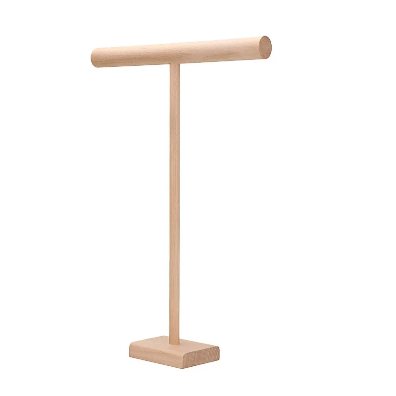 

Hanging Necklace Display Rack Nordic Vertical Solid Wood Jewelry Rack Household Storage Necklace Rack