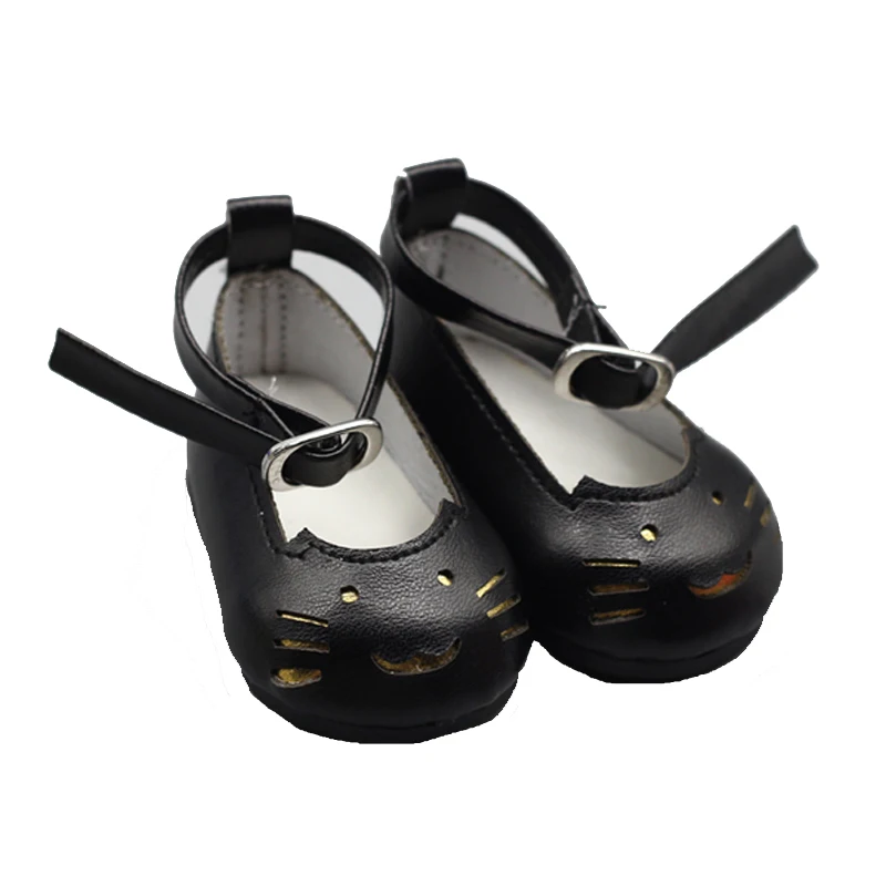 

1 pair Cute 18 inch 1/3 Girl Doll pu Leather Shoes for 43 cm Baby Dolls Mini Shoes for Christmas Gift