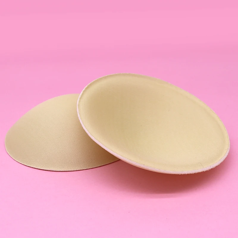

2Pair Round Women Swimsuit Bikini Padding Foam Sponge Push Up Bra Pad Brassiere Breast Enhancer Removeable Bra Accessories
