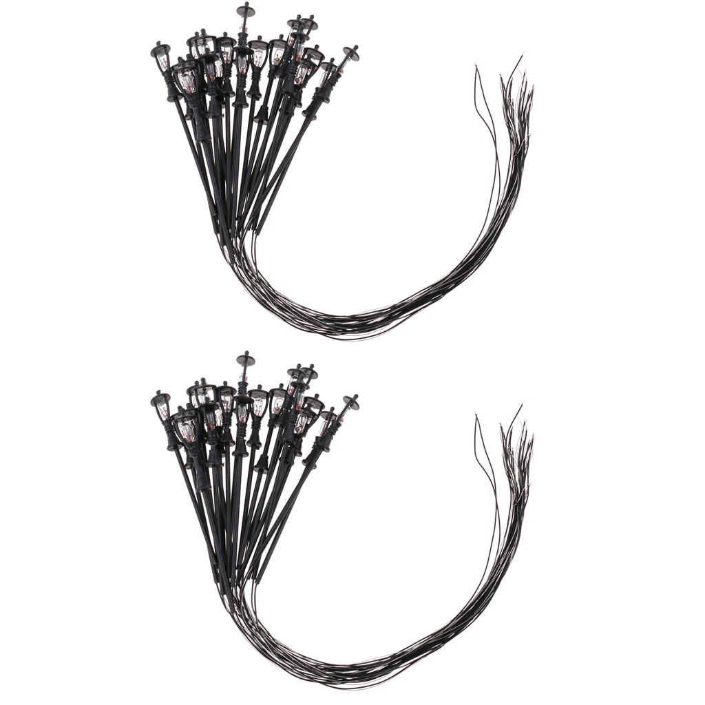 Набор из 40 моделей железнодорожных и фонарей уличные фонари сказочный сад |