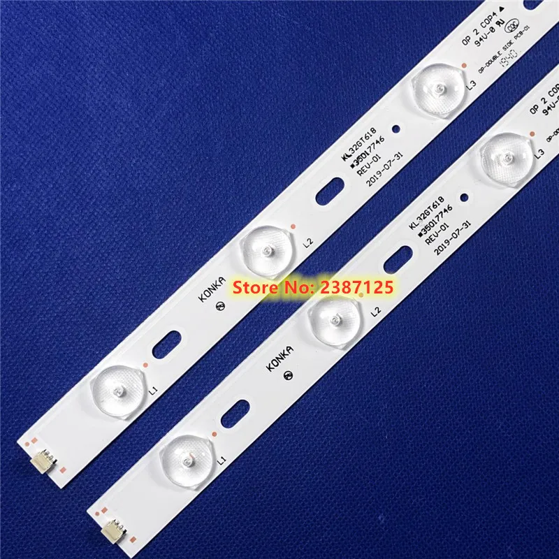 1 партия = 2 штуки 620 мм светодиодный Подсветка полосы 10 ламп Pd623173bl042-005h 320B01301401 |