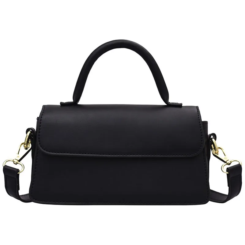 

Elegant Female Square Tote bag 2021 Fashion New Quality PU Leather Women's Designer Handbag Solid color Shoulder Messenger Bag