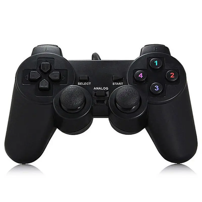 USB Wired Gamepad Joystick Single/Double Vibration Joypad Game Controller Handle for PC Laptop Computer Win7/8/10/XP/Vista | Электроника