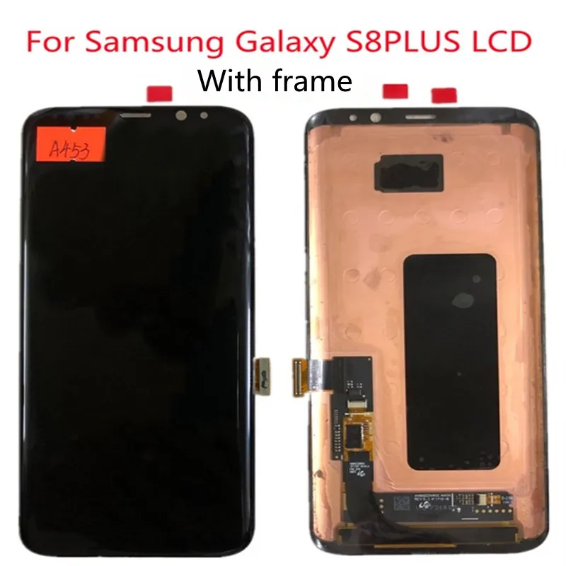 

Original For Samsung Galaxy S8PLUS LCD With Frame G955 G955F G955U Touch Screen Touch Screen Assembly With lines or black dots 3