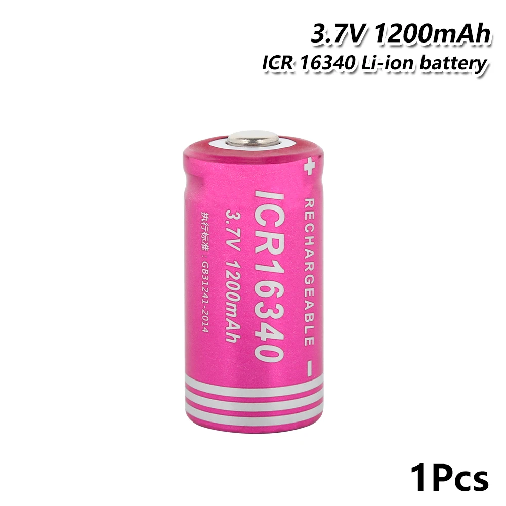 

YCDC Nexcell ICR16340 18650 Rechargeable Battery 1200mah 3.7V 18650 Lithium Battery For Headlamp Torch Flashlight Power Bank