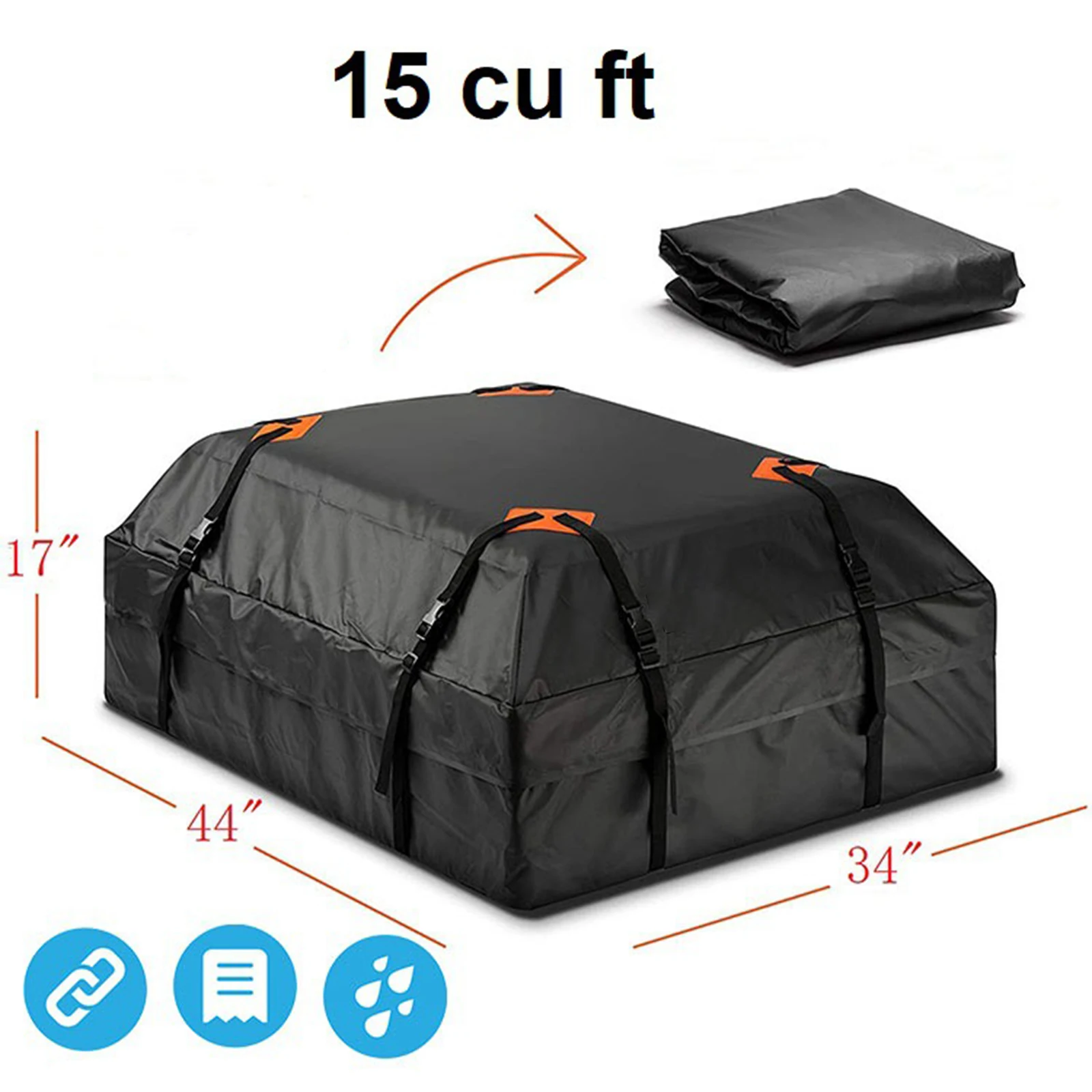 Большая водонепроницаемая багажная сумка на крышу автомобиля переноска для