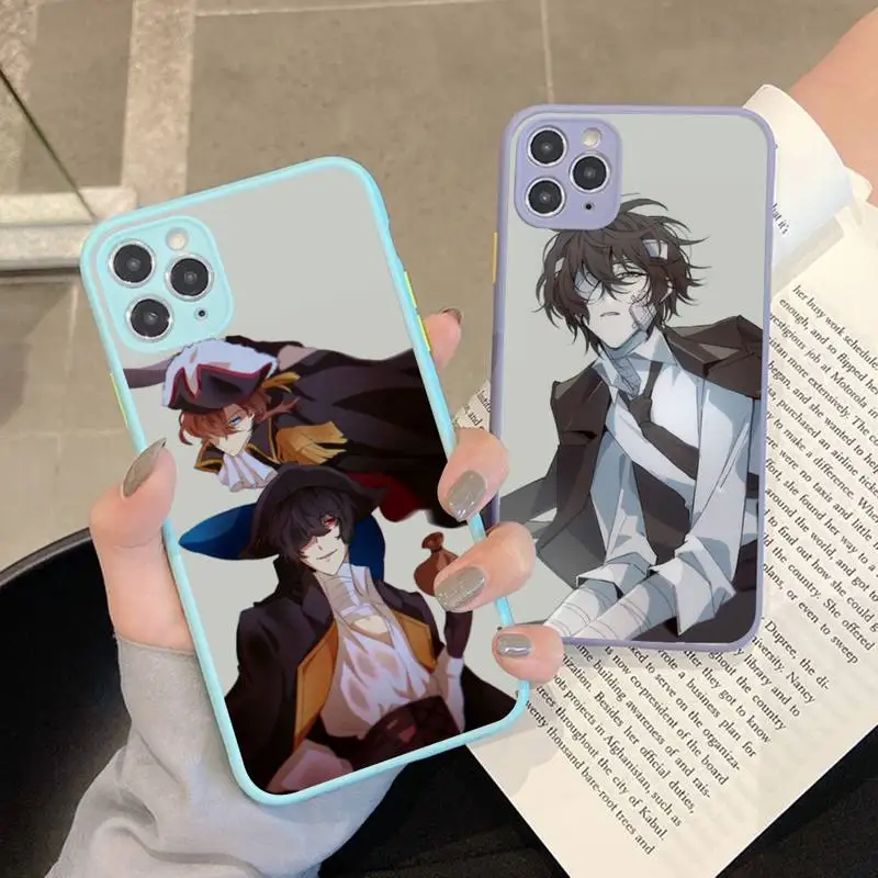 

Yinuoda Bungo Stray Dog Anime Phone Case for iPhone 11 12 13 mini pro XS MAX 8 7 6 6S Plus X 5S SE 2020 XR case