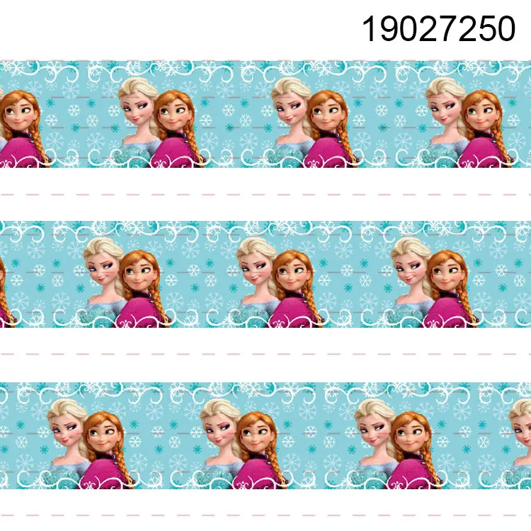 Winsome Princess Seies 50 ярдов 16 мм-75 мм мультфильм красочные печатные Grosgrain FOE ленты | Дом и