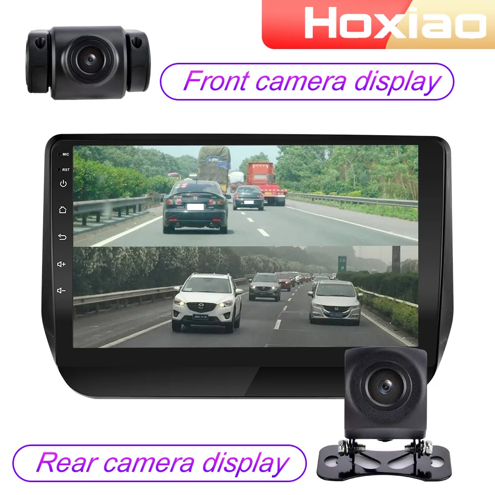 Автомобильный Android размеры 9 и 10 дюймов 2 Din RDS Двойной объектив автомобиль радио 4