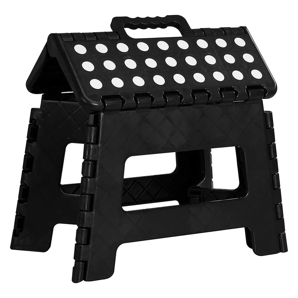 Складной стульчик ступенька скамейка пластиковый взрослый складной ножной стул