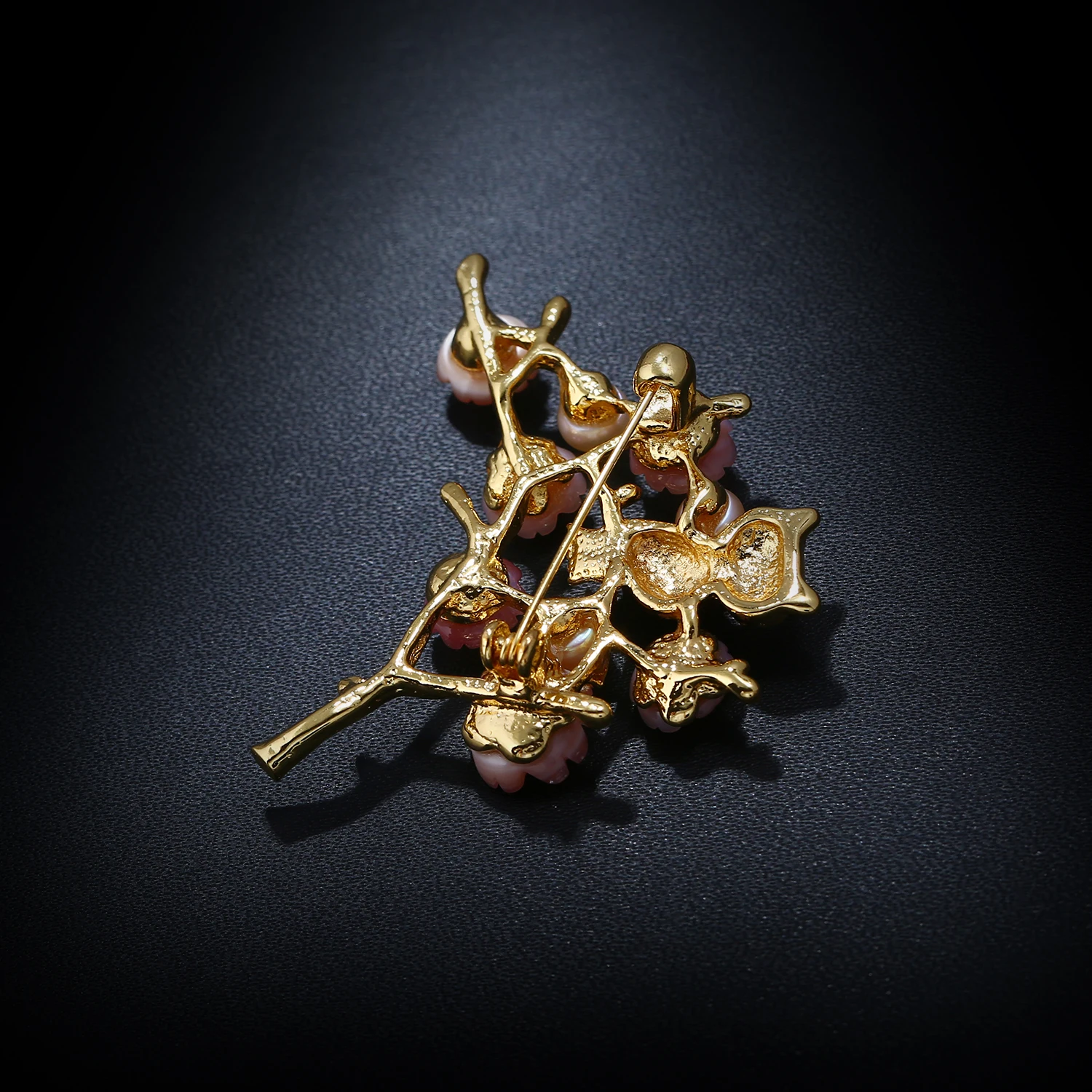 Название: сова золотого цвета с животными брошь имитацией жемчуга натуральная