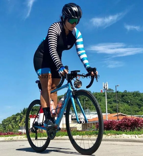 2020 Pro Team триатлон костюм женский черный веломайка Skinsuit комбинезон Maillot Велоспорт