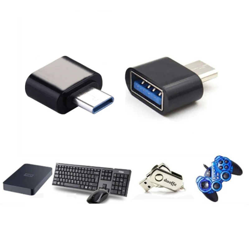 1/5 шт. Новый универсальный мини микро-USB 2 0 OTG адаптер Коннектор для Android мобильный