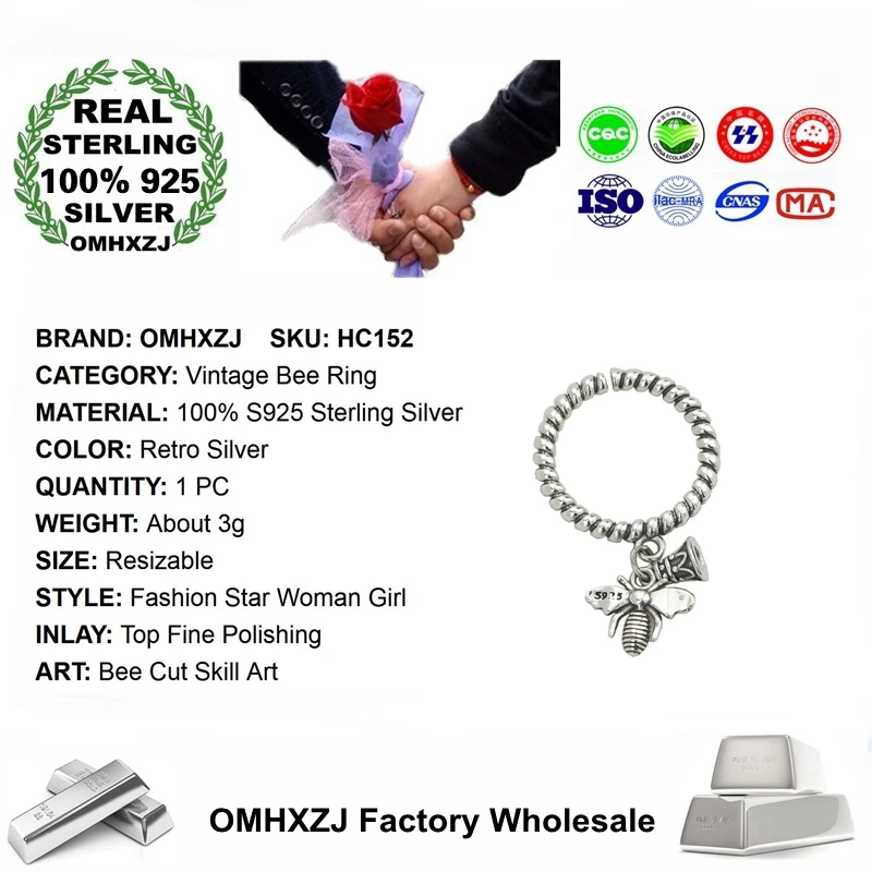 OMHXZJ оптовая продажа HC152 Европейская мода изящная женщина подарок на день