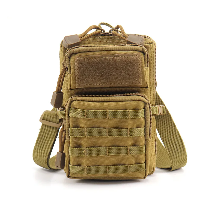 

Tactical Military Shoulder Bag Men Army Airsoft Molle Pouch Waist Bag EDC Pocket Outdoor Camping Hiking Hunting Phone Chest Pack