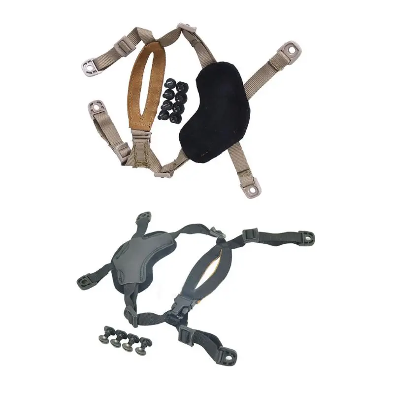 

FMA 4 точки спортивный шлем удержание подвеска система H-Nape подбородок ремень стабильный под силы вращения фиксированные Аксессуары