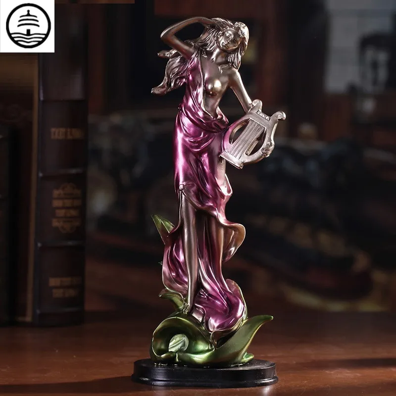 

BAO GUANG TA Европейская искусственная скульптура декоративные статуэтки танцевальные девушки статуя из смолы ремесло украшение для дома R5656