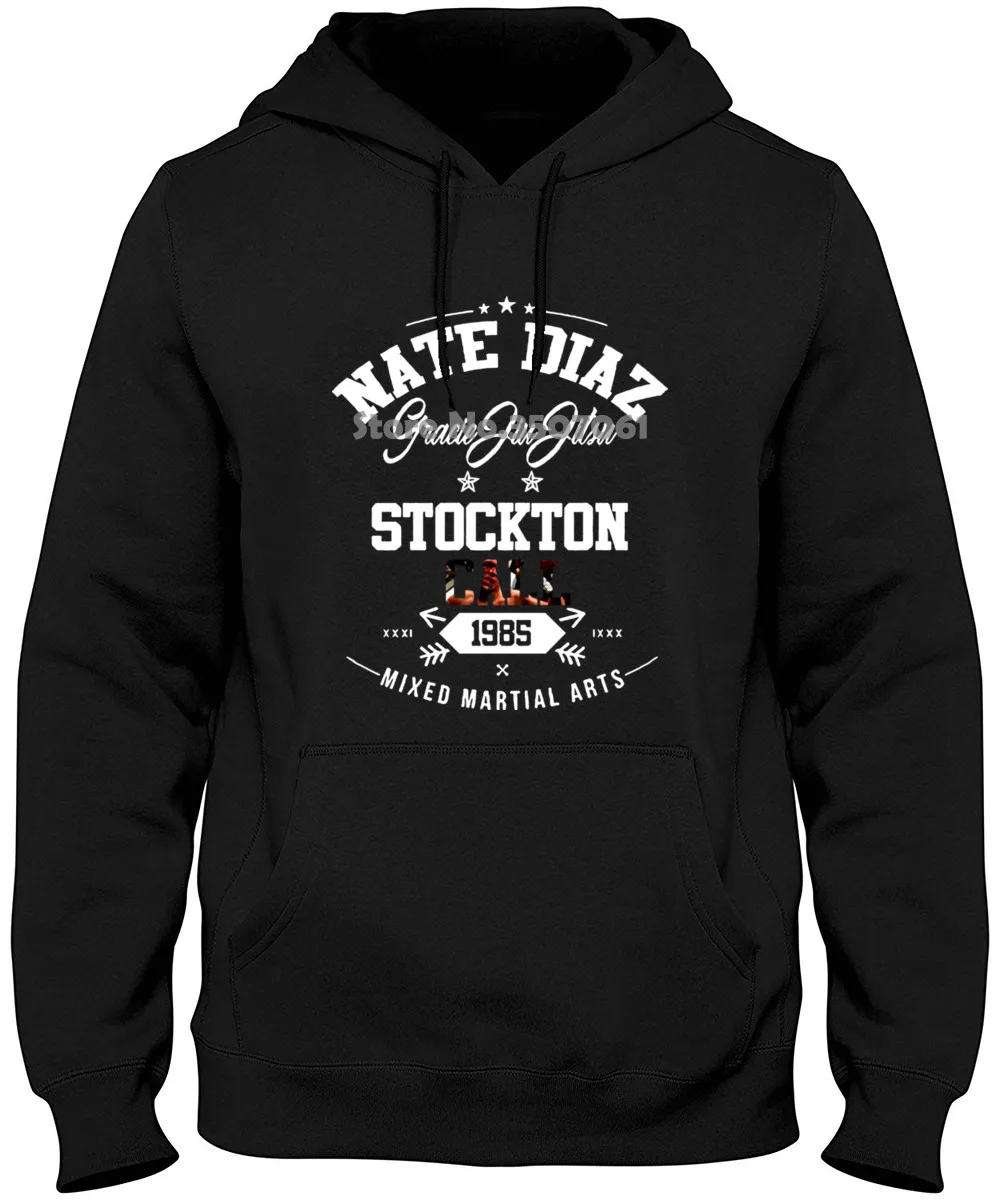 Мужские черные толстовки с длинным рукавом e1unionate Nate Diaz Conor Mc Gregor Nick S 3xl 100%