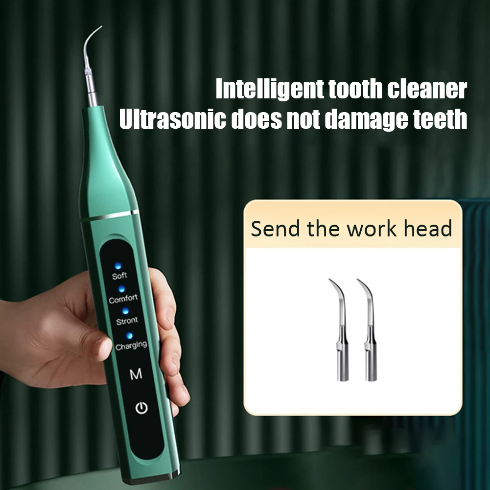 

Electric Ultrasonic Tooth Cleaner Whitening Portable Dental Scaler Teeth Calculus Stains Remover Oral Hygiene Tool