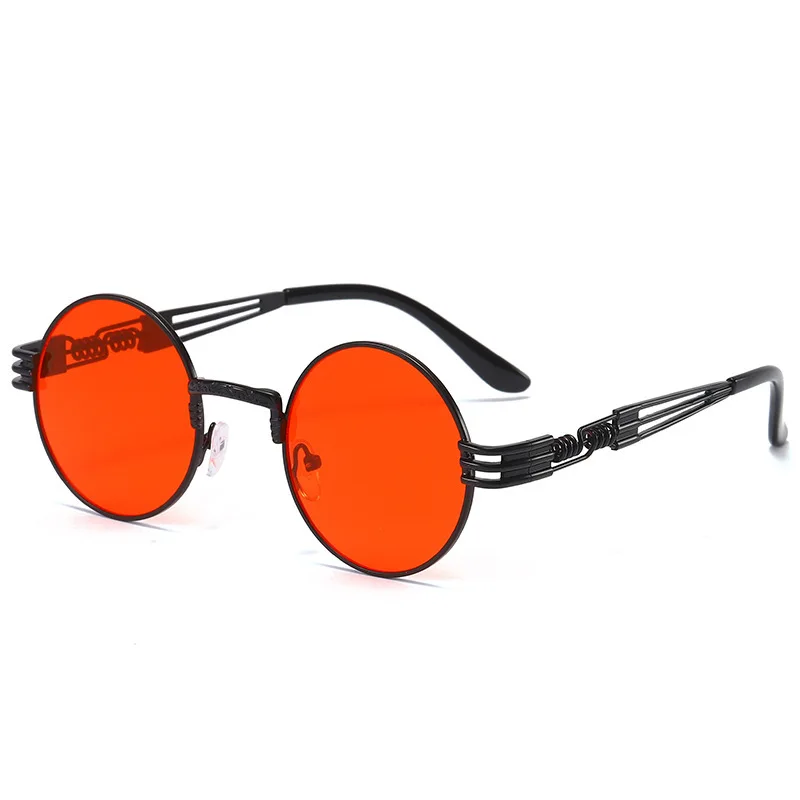 

Steampunk Round Women Sunglasses 2021 Fashion Metal Glasses Shades For Men Retro Vintage Sun Galsses Gafas De Sol Goggles